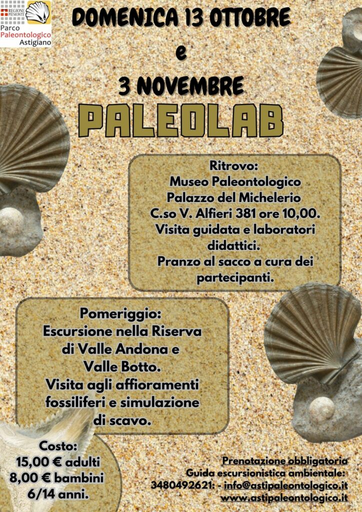 ESCURSIONE PER FAMIGLIE: VENITE A SCOPRIRE IL PARCO PALEONTOLOGICO!